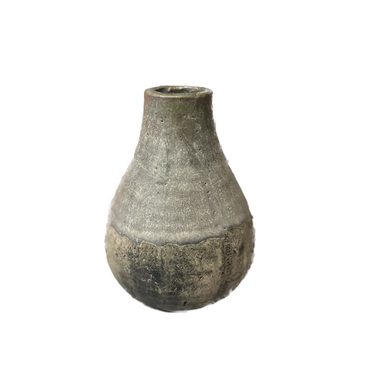 Large Gray Glazed Vase