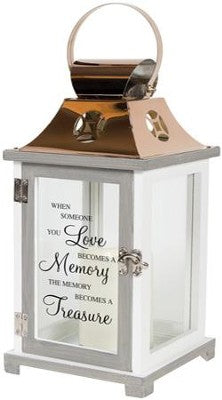 Carson Memory Treasure Lantern White